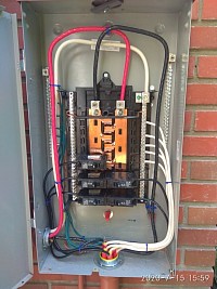 100 Amp sub panel install for audio and stereo system