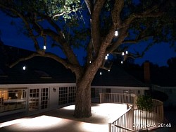 Low voltage lighting installation