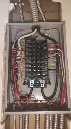 100 Amp sub panel upgrade for condo