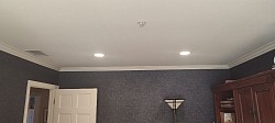 Installed 4 pancake led lights wired down to switch. Installed mistro dimmer.